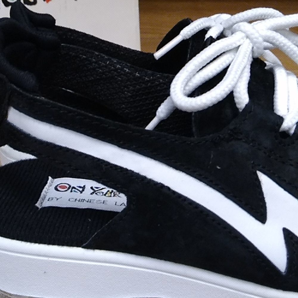 On Your Feet White Peep Toe Tennis Shoe - Picture 6 of 7